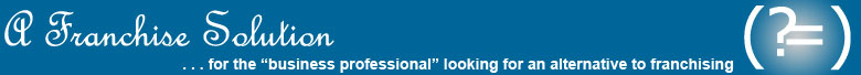 A franchise solution header graphic